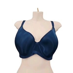 NWT Nearly Nude The Naked Demi Bra Blue 38DD  Peacock Blue NearlyNude Very Nice!